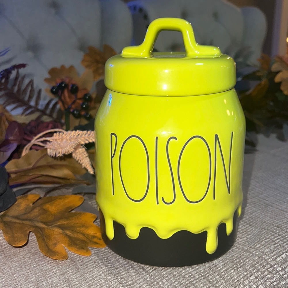 Poison Rae Dunn slime look canister